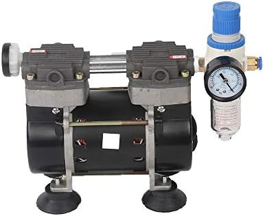 2- Stage 50L/m Oil Free Lab Vacuum Pump Oilless Medical Mute Pump HZW-165 (110V)