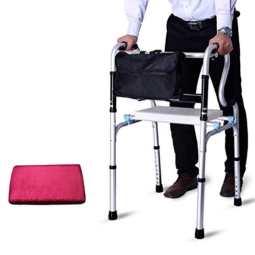 Marcheur pour personnes âgées assistance au pas pliable portable tout terrain