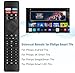 Universal Remote Control for Philips TV, NH800UP Remote Replacement for Philips Android LED LCD 4K Smart TVs 43PFL5766 50PFL5604 65PFL5504 65PFL5604 75PFL5704 and More (No Voice Function)