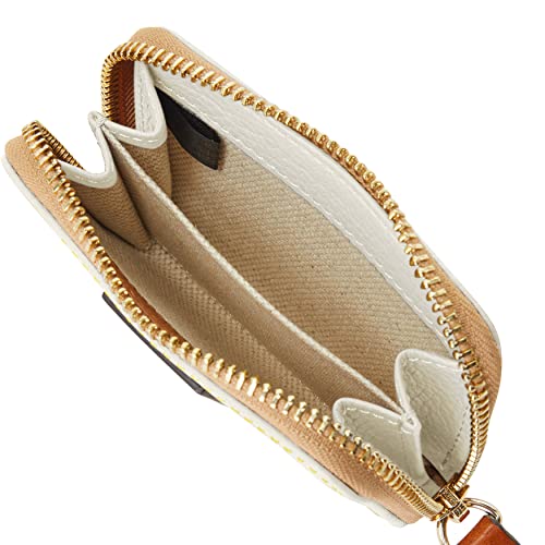 Dooney & Bourke Wallet, Pebble Grain Zip Around Credit Card Case Wallet - White #TOP2