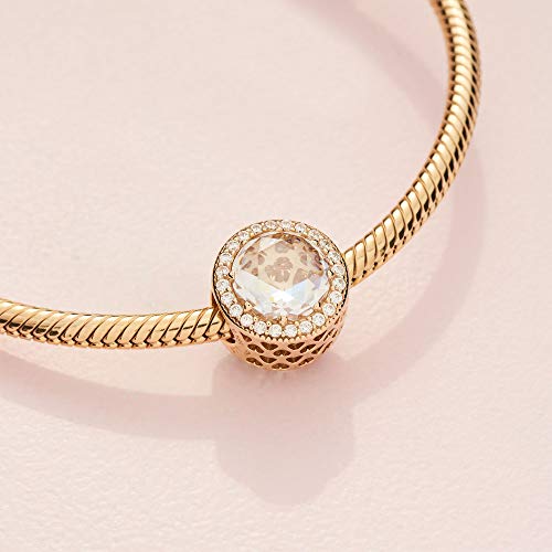 Pandora Jewelry Radiant Hearts Cubic Zirconia Charm in Gold 14K Pandora Jewelry Radiant Hearts Cubic Zirconia Charm in Gold 14K - Image 4