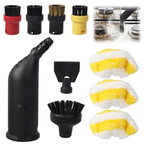 Karcher - Juego de 10 accesorios para limpiador de vapor, limpiador de vapor, accesorios para aspiradoras de vapor, Karcher SC1 SC2 SC3 SC4 SC5 SC7 CTK10