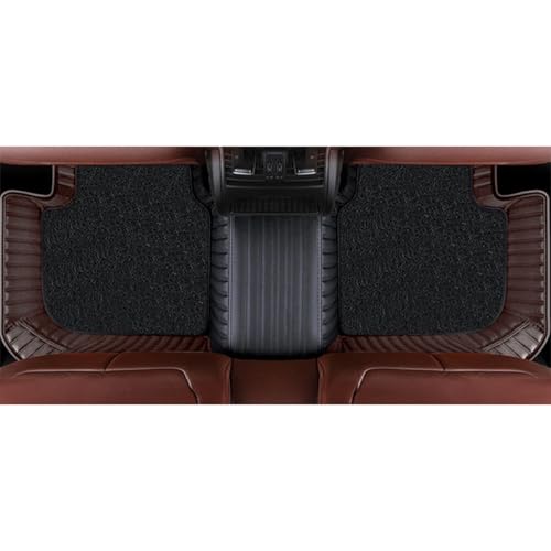 Image of Autofurnish Combination 9D Car Mat Full Set for Mahindra XUV 3XO (Manual) 2024 || Luxury Leather Dual-Stitch Full Set 9D Car Floor Mat || 100% Waterproof || Color : Black VT-Coffee