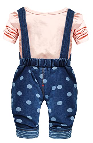 Image of Baby Pant Set,Toddler Overall Set,Little Girl Overall Shirt Cute Cartoon