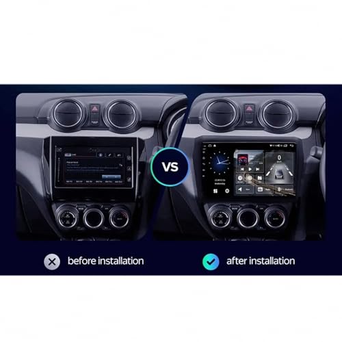Radio coche 2 DIN con cámara trasera para viajar con Carplay en tu Suzuki Swift 2