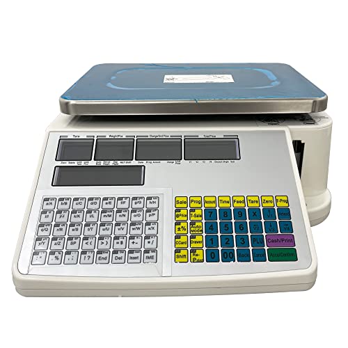 Báscula Comercial Digital con Impresora Térmica 30kg miniatura 3