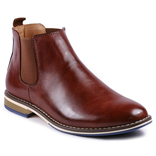 Image of Metrocharm MC130 Men's Formal Dress Casual Ankle Chelsea Boot