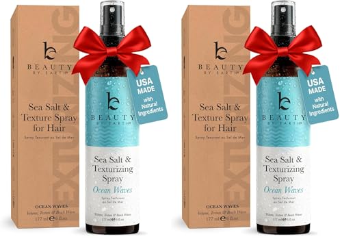 Beauty by Earth Sea Salt Spray for Textured Beach Waves