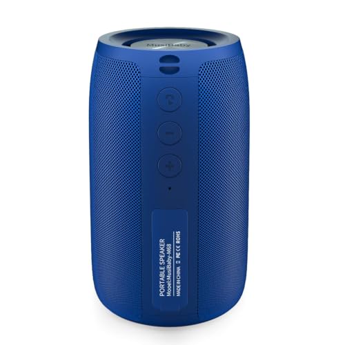 Musibaby M68 Bluetooth Speaker 12W IPX5 FM USB AUX Blue