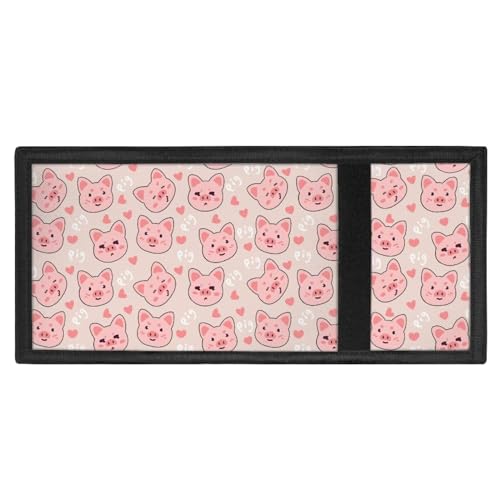 INSTANTARTS Pigs Canvas Wallet Girl's Tri-fold Money Bag Portable Clutch Coin Purse Coin Storage Bag4