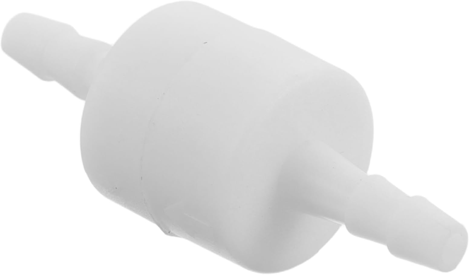 UKCOCO Plastic Filling Machine Nozzle 4mm One-way Check Valve, Anti-drip Inline Discharge Spout for Beverage and Chemical Packaging Equipment, White Plastic Replacement Valve