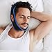 Anti Snoring Chin Strap - Snoring Solution, Effective Snore Stopper with Comfortable Neoprene for Better Sleep (28'' L X 2'' W) Adjustable Stop Snoring Device for Men and Women