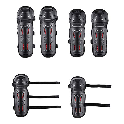 Yorten 4 peças para ciclismo joelheira e cotoveleiras bicicleta MTB bicicleta motocicleta suporte pa