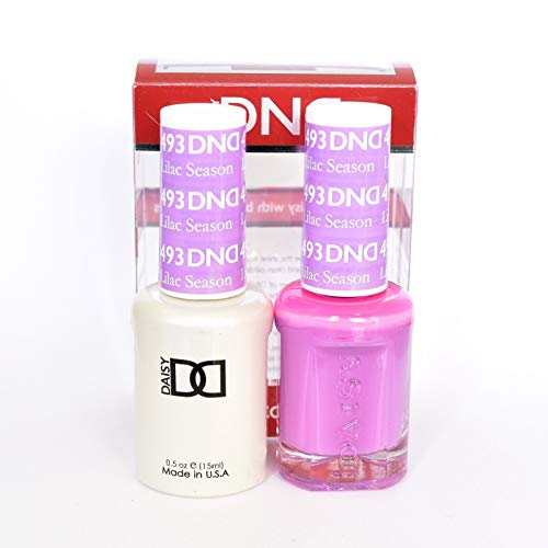DND Gel & Matching Polish Set (493 - Lilac Season)