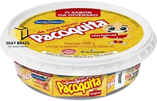 TUKIMA TYCDZ 2DAY BRAZIL Paçoquita Amendoim Doce | Peanut Candy bar 11.2oz ®