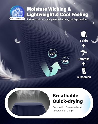 Image of UPF 50+ Sun Shirt for Women Long Sleeve Quick Dry UV Protection Hiking Top