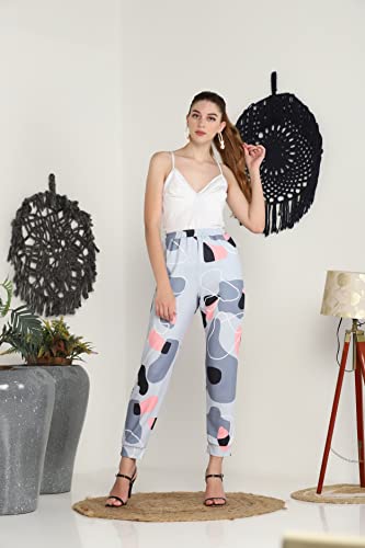 Image of GRECIILOOKS Trousers for Women | Women Trousers | Women's High-Waisted Pant | Women Trousers Pants | Regular Fit Korean Trousers for Women