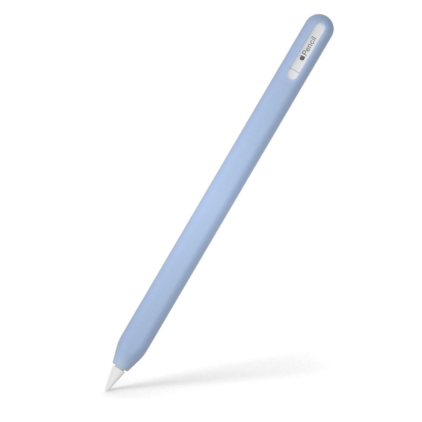 Apple iPad 本体 ブルー + Apple Pencil + カバー Oboe Silicone Cover Pencil Case Sleeve Compatible with Apple