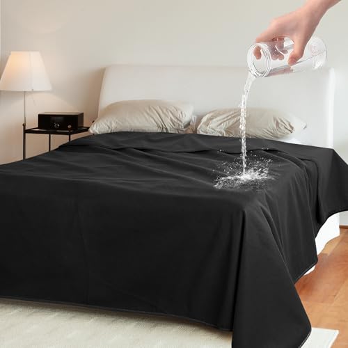 Catalonia Waterproof Blanket for Bed, Reversible Fleece