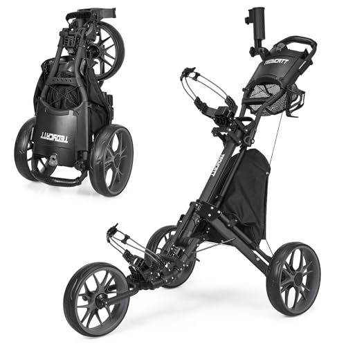 Tedycatt 3 Wheel Golf Push Cart