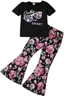 Preety & Smart Printed Girls Top & Bottom Set | Cotton Blend Co-Ord Outfit | Comfortable Stylish Kids Price In India