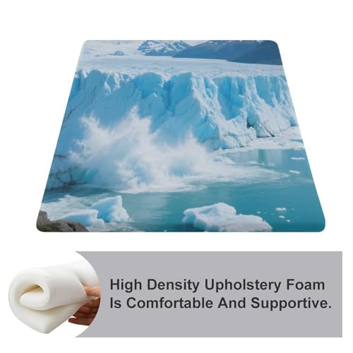 Cojín para silla de exterior glaciar Perito Moreno de formato cuadrado 38x35 cm 4