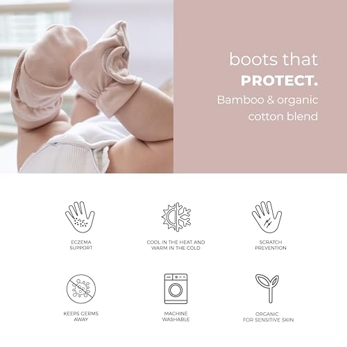 Image of goumikids Viscose Made from Bamboo Cotton Stay-On Boots