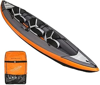 USGitke 1/2/3 Person Inflatable Kayak, Kayak Includes Padded Seat, Stable And Comfortable, Perfect For Lake Or Coast (Size : 3person)