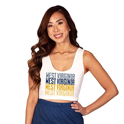 Image of Lojobands Women's College Gameday Outfit Tank Top Tailgate Crop Top One Size Fits Most