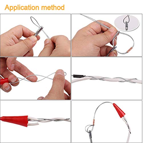 Cable de fibra de vidrio conectable de 50 pies con kit de extracción coaxial 7