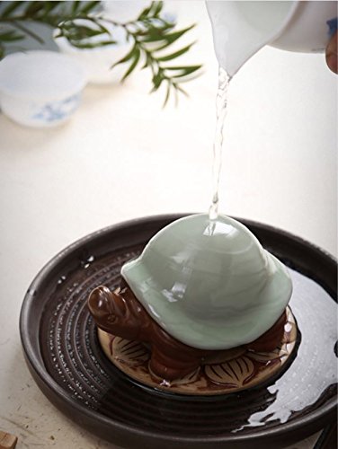 Amazon.co.jp: 【Woliwowa】 茶寵 茶玩 中国茶 道具 置物 かわいい 亀