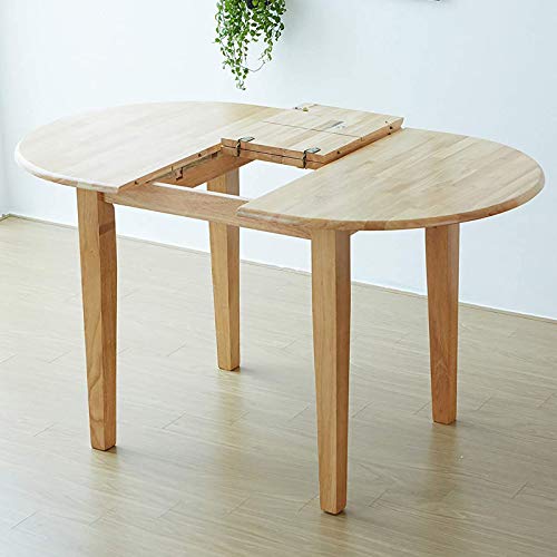 Livinia Tapas Expandable Dining Table, Solid Top Extending Table Rise 40.9 to 53.1, Modern Kitchen Table, Leisure Desk for Kitchen Dining Living Room Apartment (Natural) Livinia Tapas Expandable Dining Table, Solid Top Extending Table Rise 40.9" to 53.1", Modern Kitchen Table, Leisure Desk for Kitchen Dining Living Room Apartment (Natural)