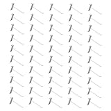 DBM IMPORTS White 4' Long GridWall Wire Metal Hooks Display Grid Panel Hanger Retail Set 50 PC