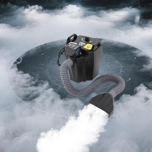 Máquina de humo con hielo seco de 3500 W, 110 V con control inteligente de temperatura | Máquina de humo de bajo nivel, gran capacidad: tanque de 2,6 galones de agua y 11 libras de hielo seco, para escenario, fiesta, DJ, boda y concierto miniatura 6
