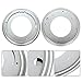 2Pack 12inch Lazy Susan Hardware, 5/16” Thick Turntable Bearings, 1000lbs Rotating Bearing Plate Heavy Duty for Rotating Table, Book Case, Serving Tray,DVD Tower, Corner Shelves, Shoe Rack