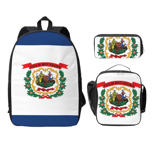 Sac à dos école Virginie-Occident kit 3 pièces cadeau rentrée scolaire noir