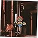 Cabilock 4pcs Oxygen Acetylene Gauge Covers Shock Resistant Pressure Gauge Protector Sleeves Regulator Head Protection for Industrial Construction Use