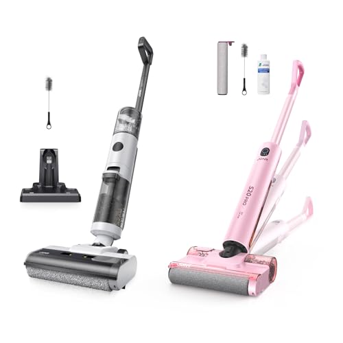 Image of JONR ED12 & S20 Pro Wet Dry Vacuum Cleaner Combo, 2-in-1 Vacuum and Mop for Pet Hair, Kitchen Spills & All Floor, Self-Cleaning,0.1 inch Edge Cleaning