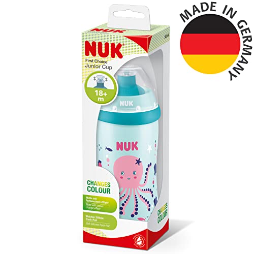 NUK Junior Cup Kinder Trinkflasche mit Chamäleon-Effekt | 18+ Monate | mit Farbwechsel… – Ansicht 6