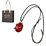 ARAMIG Berserk Necklace,1997 Crimson Behelit Pendant, Guts Griffith Berserk Egg Of King Keychain Cosplayer Prop Gift for Men Women