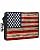 American Flag Outdoor TV Cover 80 to 85 Inches Weatherproof & Waterproof, Red Striped Blue Star Outdoor TV Enclosure with Remote Control Pocket, Vintage Wooden TV Screen Protectors for Outside TV