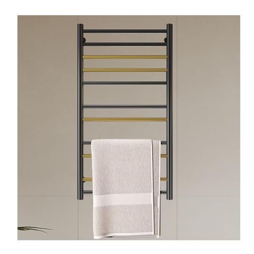 WQPMNYG Toallero calefactable de Acero Inoxidable con termostato, eléctrico, de bajo Consumo y montado en la Pared para baño.