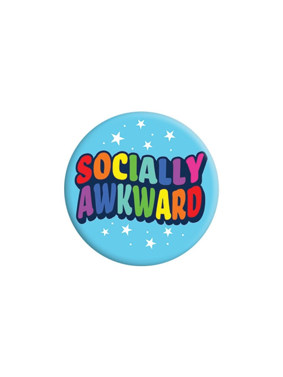 Grindstore Unisex Nc Socially Awkward Badge