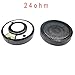 Wnuanjun 1 stück 50mm HeadphonePeaker Driver32 / 64Ohm HiFi-Lautsprecher UnitFür Denon High End Headset DIY Nanofaser Freege Ohrhörer Lautsprecher (Größe : Black 24Ohm)