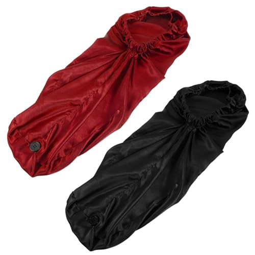Bonnets de nuit confortables lot de 3 pour cheveux bouclés maison