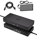 Dell WD19S Docking Station 180W WD19S Dell Dock Station Dual Monitor Support Performance Dock with 180W Power Adapter and 130W Power Delivery
