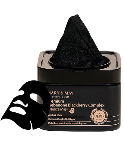 Mary&May Idebenone Blackberry Complex Essence Mask 30 fogli