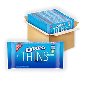 OREO Thins Chocolate Sandwich Cookies, 12 – 10.1 oz Packs