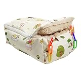 Hiemible Maison pour Oiseaux de Cage | Accessoires en Peluche pour Cage À Animaux,Maison Perruche Anti-Vent À Fermeture Éclair | pour Hamster, Canari, Colibri, Conure, Pinson, Ara, Inséparable et