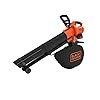 BLACK+DECKER 36V kabellos Laubbläser-Staubsauger und Laubhäcksler, mit 45-Liter-Auffangbeutel und 2,5-Ah-Lithiumbatterie, BCBLV3625L1-QW